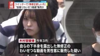 ホルノハフ 逮捕|〈無修正動画にカップル自ら出演して逮捕〉32歳女性らがわいせ。